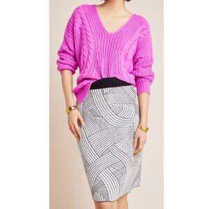 Anthropologie Maeve Jovana Sweater Pencil Skirt, EUC, Size Small